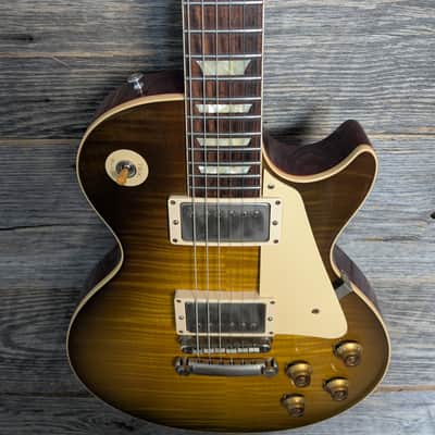 Used Gibson Custom Shop '59 Les Paul Standard Reissue - VOS Green Lemon Fade image 2