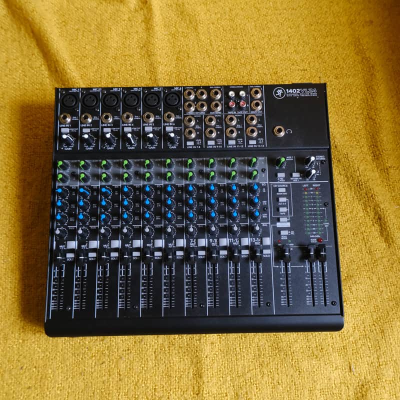 2014 – Present Mackie 1402VLZ4 14-Channel Mic / Line Mixer Black