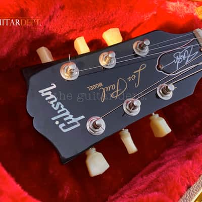 ♚SUBLIME♚2023 GIBSON Les Paul Standard*SLASH ♚ AAA+ MEGA DEEP FLAME  !♚ Appetite Amber ♚ AMAZING image 4