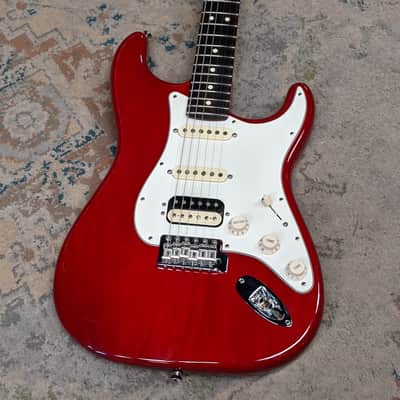 Fender GC USA Pro Stratocaster HSS with Hardshell Case - Crimson Red Transparent - 2015 image 3