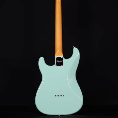 Squier Classic Vibe 50s Stratocaster HT, Maple FB, Surf Green image 7