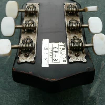 Teisco EP-8 1960's 2 Tone Sunburst Hollow Body Guitar image 17