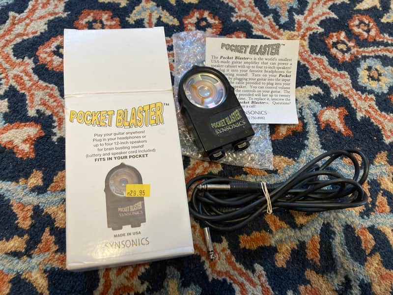 Synsonics Pocket Blaster Guitar Amplifier Vintage New Old Stock RARE image 1