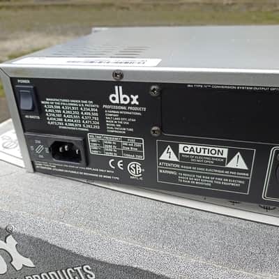 dbx 566 Dual Vacuum Tube Compressor 1990s - Silver image 8