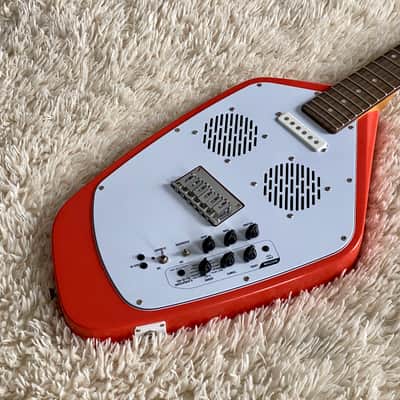Vox Apache 2 Electric Guitar Salmon Red w/ Free Digitech Trio Pedal image 1