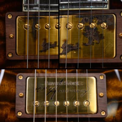 PRS Private Stock #1320 10th Anniversary Quilted Maple Top Amber Tiger Eye Burst with Brazilian Rosewood 2006 w/OHSC image 12