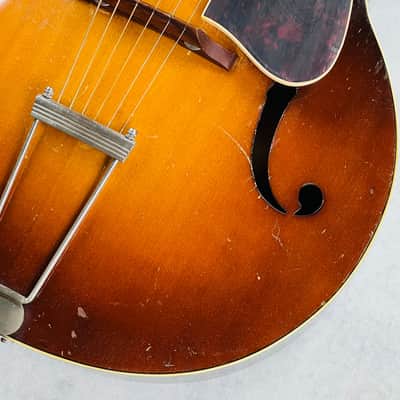 S.S. Stewart Archtop Guitar 1940s - Sunburst image 6