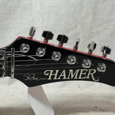 Hamer USA SS1 ss 1 Steve Stevens Signature Guitar with Case 1984 - Red image 7