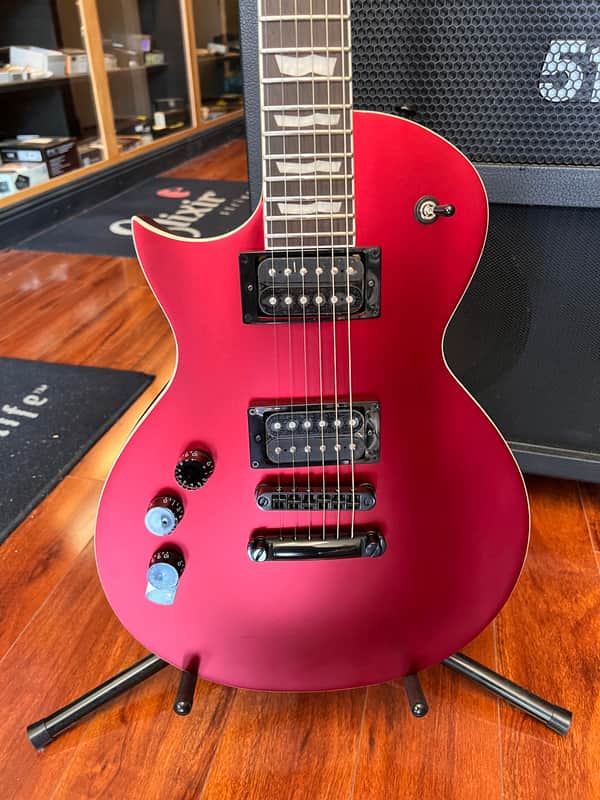 ESP LTD EC-256 Left-Handed 2024 - Present - Candy Apple Red Satin image 1