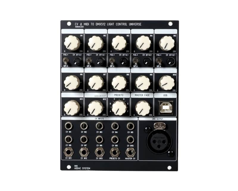 ADDAC System ADDAC223 CV & MIDI to DMX512 Light Control Universe image 1