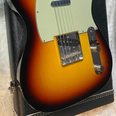 NEW! Fender Custom Shop Flamethrower Telecaster Custom - NOS - Modern Specs - Texas Special Pick-Ups - AAAA Flamed Neck - 3-Tone Sunburst - Authorized Dealer - 7.55lbs - G07106 image 7