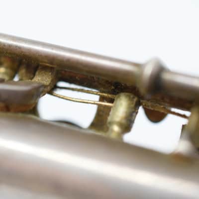 Vintage Selmer Solid Silver Handmade Piccolo Set *TWINS* C & Db for Repads image 17