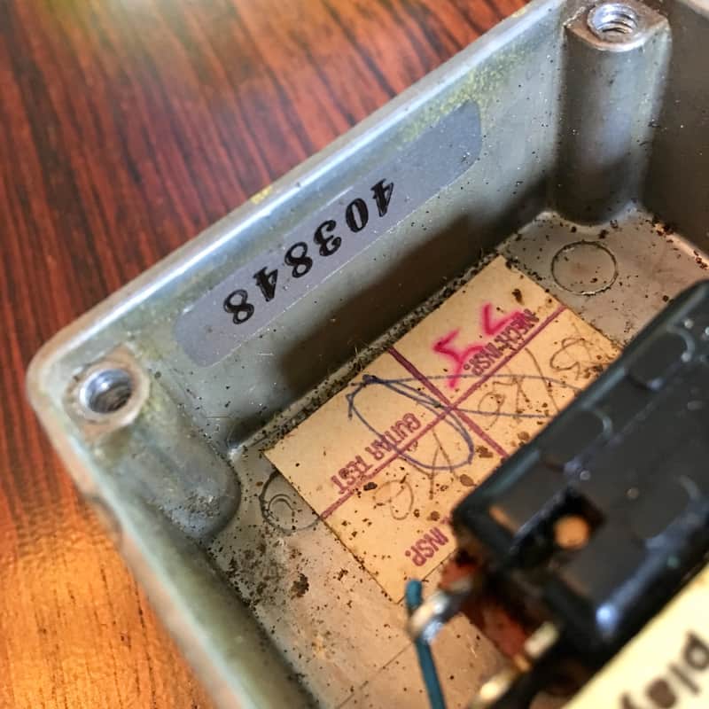 MXR Distortion plus + bud box 1974 Script logo original analog usa