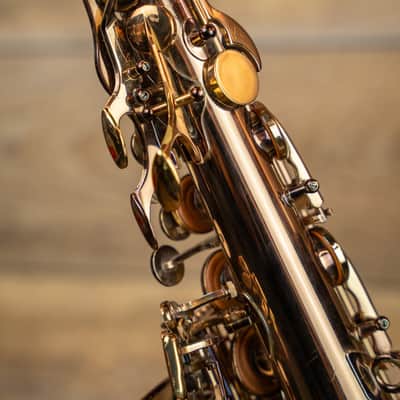 Chateau CAS-50C Alto Saxophone Cognac Lacquer Finish w/Case image 8
