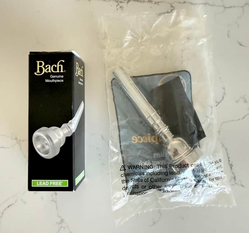 Bach 3517C 7C Bb Trumpet Mouthpiece 2020’s - Silver Plated image 1