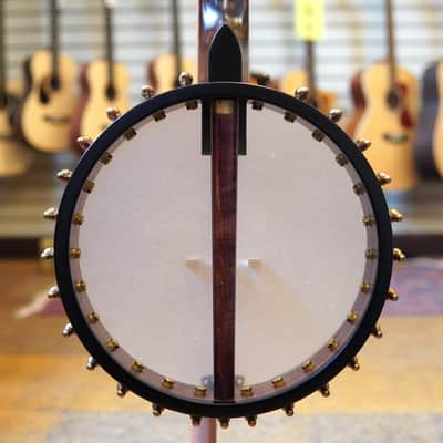 OME USA Juniper 12" Curly Maple Open Back Banjo w/Hard Case image 3