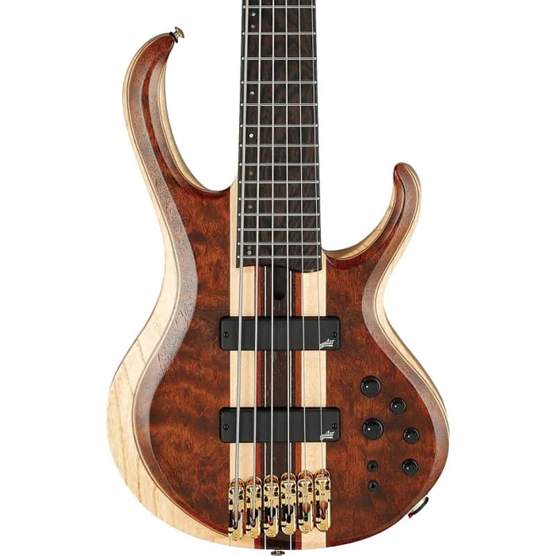 Ibanez BTB1836 NDL 6 String Electric Bass. Natural Shadow Low Gloss with Bag image 1
