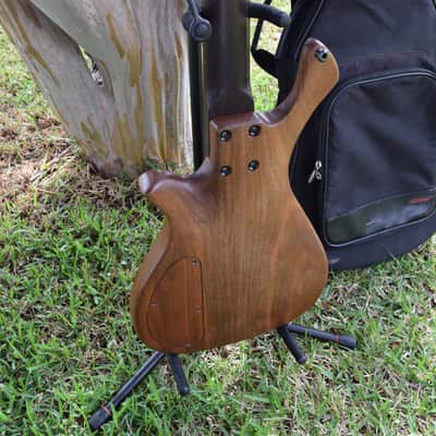 Warmoth Jazz Bass, Custom built solid walnut body! Wenge neck and ebony board, EMG's , Sweet! image 20