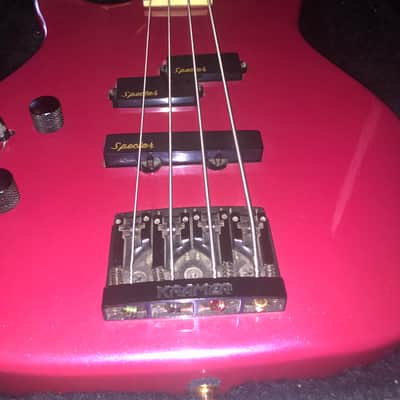 Kramer Forum IV 1987-88 Flip Flop Pink Lefty Left Handed image 3