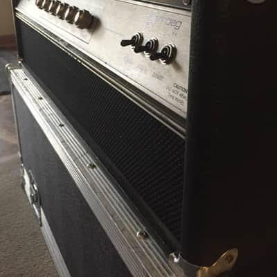 Ampeg V-4 100-Watt Amp Head with Reverb 1971 - Black image 2