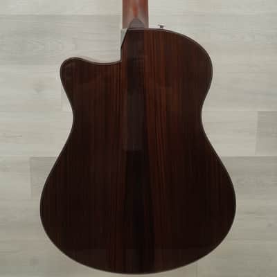 Used Ibanez AAM300CE Advanced Auditorium Solid Top Acoustic Guitar Natural image 8