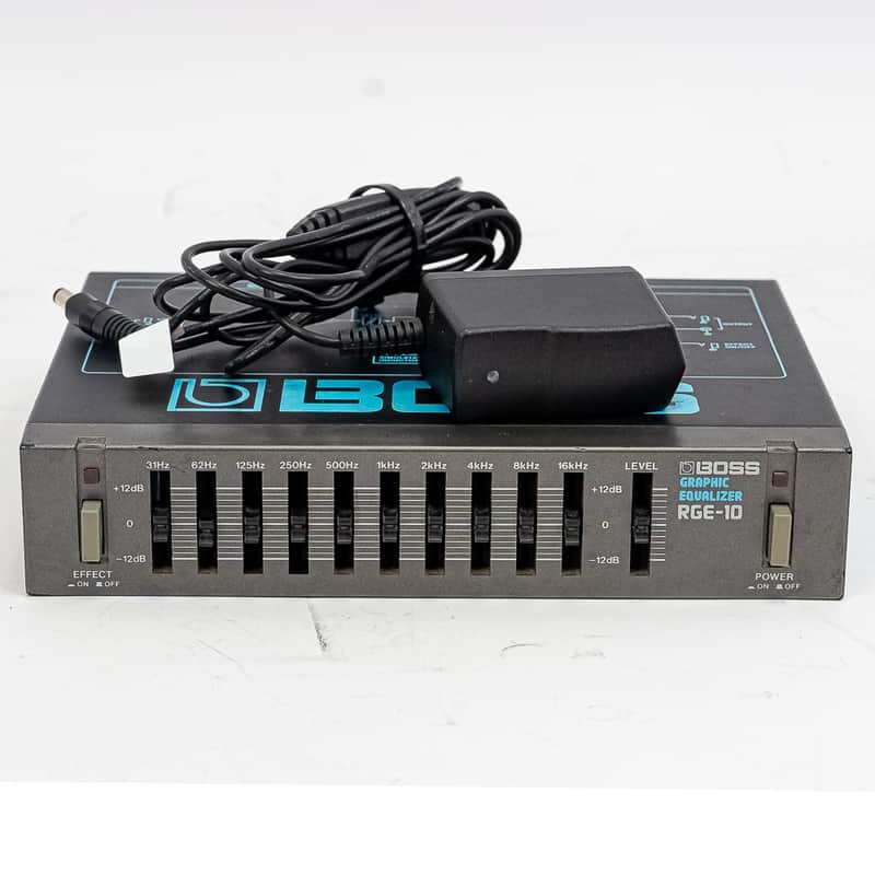 Boss RGE-10 Micro Rack Graphic Equalizer 10-Band EQ Studio Rack Unit image 1