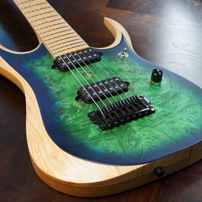 Ibanez RGDIX7MPB-SBB RGD Iron Label Deluxe Series HH | Reverb Canada