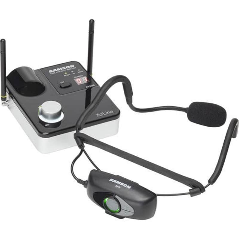 Samson SW9A9SQE-K Wireless UHF Fitness Headset System image 1