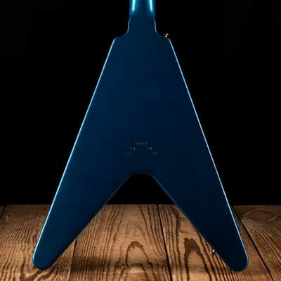 Gibson Wild Wood Spec '59 Flying V - Candy Apple Blue image 5