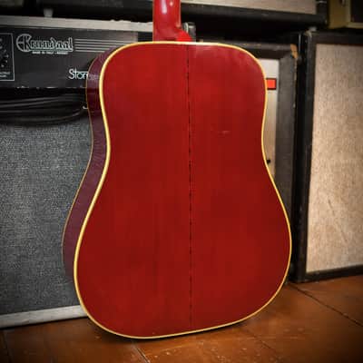 Gibson Hummingbird LEFT-HANDED Cherry Sunburst 1979 image 8