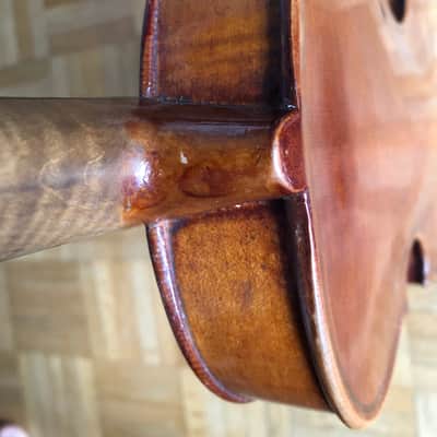 Labeled Lorenzo Ventapane Violin 4/4 1840 image 6
