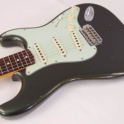 Fender Custom Shop 30th Anniversary MBS 61 Stratocaster Journeyman Relic by Paul Waller 2017 - Aged Chacoal Frost image 6