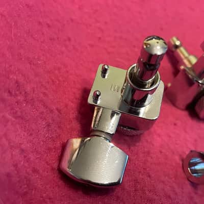 vintage RARE German Made Fender Schaller American Strat PLUS ULTRA Locking Tuners Polished Chrome USA Deluxe image 6
