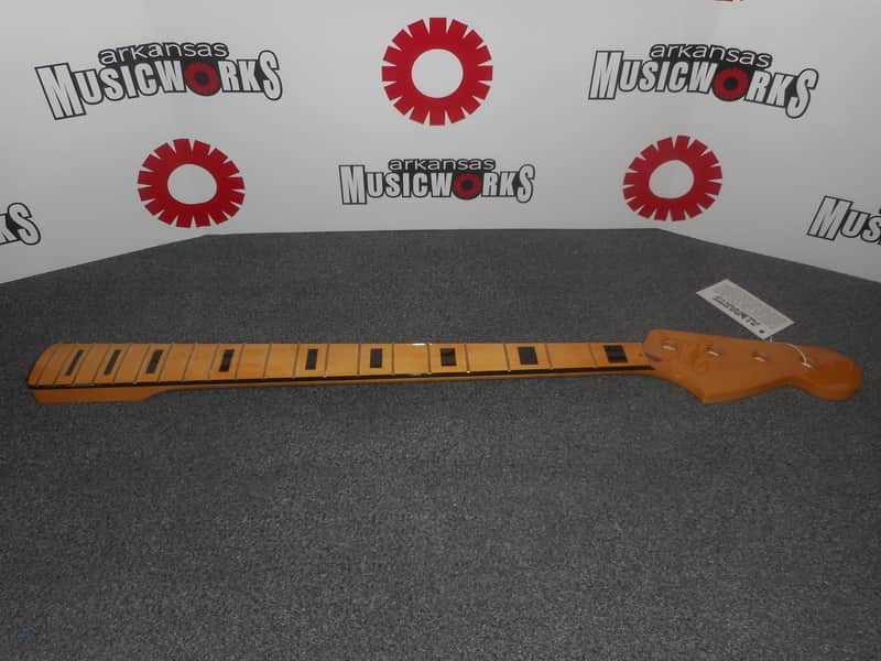 Allparts Fender Licensed Black Bound Neck For Jazz Bass, Tinted Finish, #JMF-BB image 1