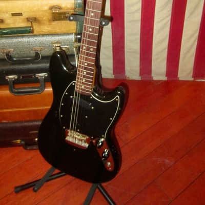 1976 Fender Musicmaster Black image 2