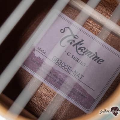Takamine GB30CE Acoustic/Electric Bass Guitar – Natural image 10