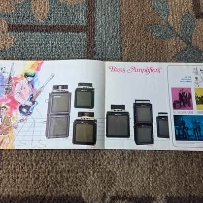 Vintage 1968 Ampeg Amplifiers and Musical Instruments Catalog! Rare, Original Case Candy, Paperwork! image 5
