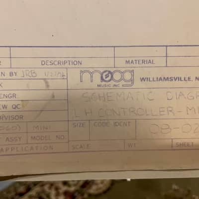 Original MiniMoog Model D Service Manual Bundle image 5