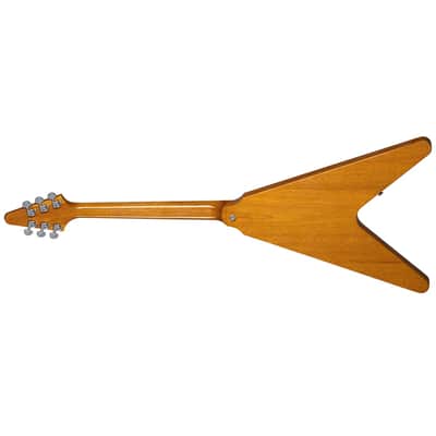 Gibson 70s Flying V Guitar w/ Hardshell Case - Antique Natural image 6