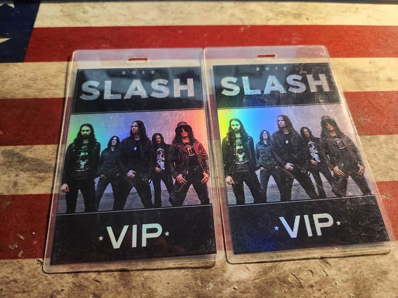 Slash Backstage Pass VIP 2012 - Laminated image 1