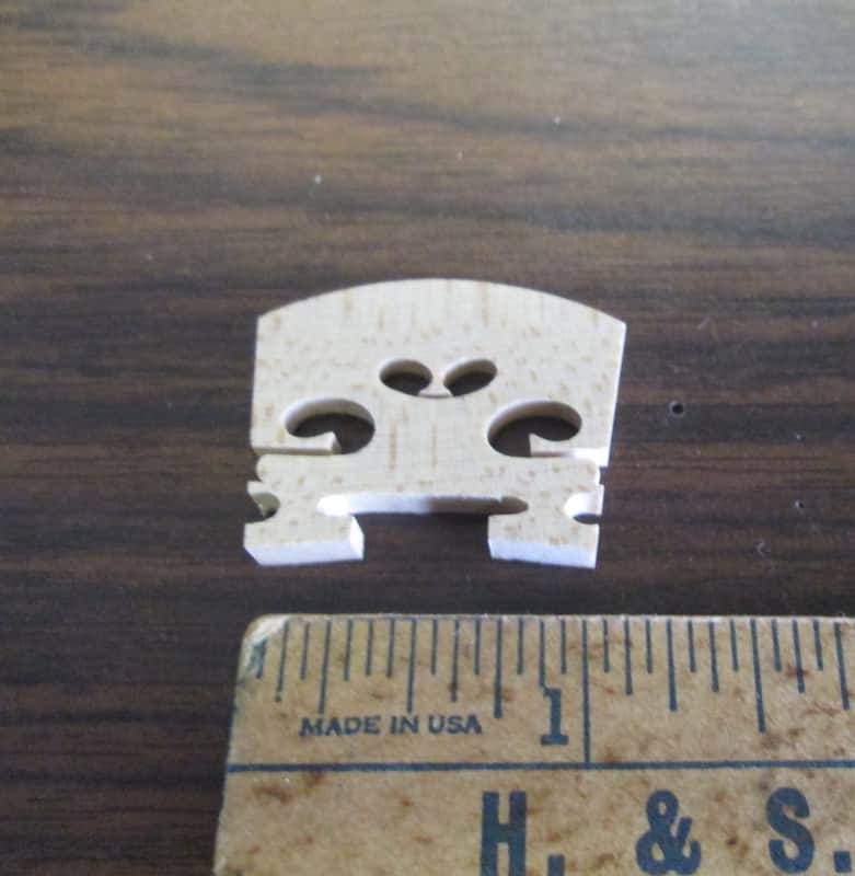 2 PACK of Aubert Violin Bridge Unfitted size 1/16 2010s New Old Stock image 1