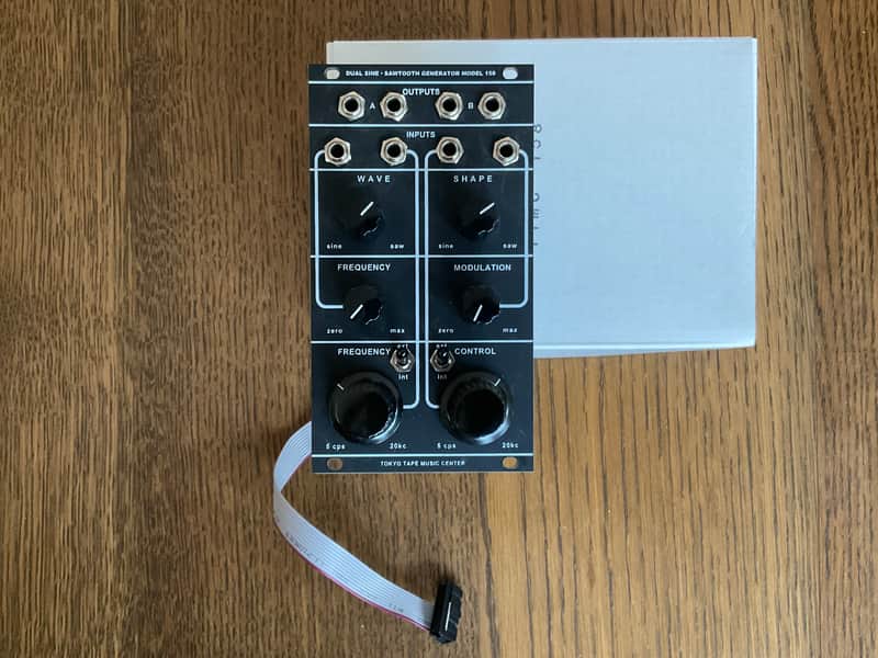 Tokyo Tape Music Center 158 Dual Sine / Sawtooth Generator - Black image 1