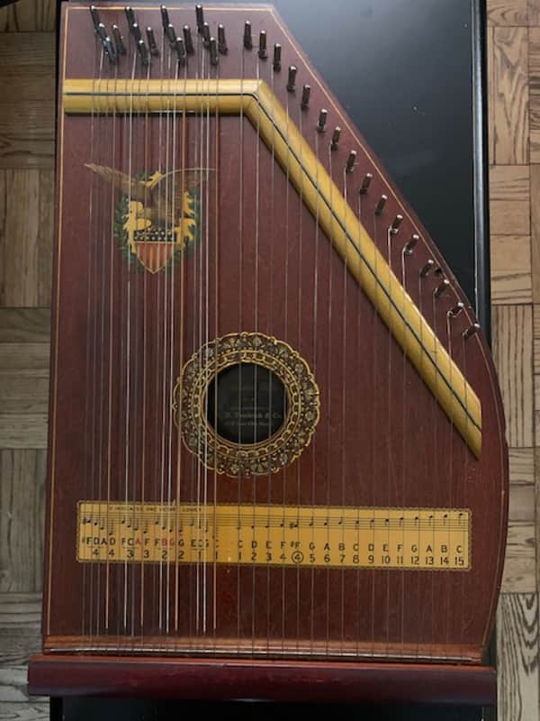 Hawaiian Mandolin Harp A. R. Yendricks & Co. Club Special 1920's - Natural image 1