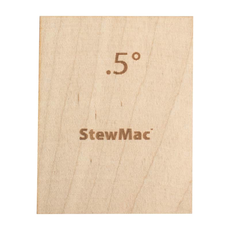 StewMac Neck Shim for Guitar, Blank, 0.50 degree image 1