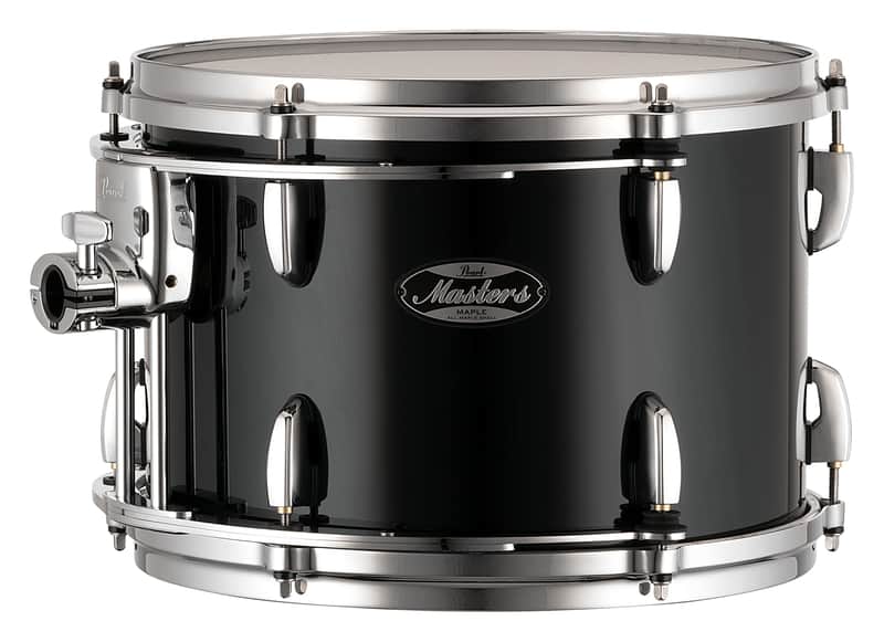 Pearl Masters Maple 13x9" Piano Black Premium Lacquer #103 Rack Tom Tom Drum w/Standard Mount | WorldShip | NEW | Authorized Dealer image 1