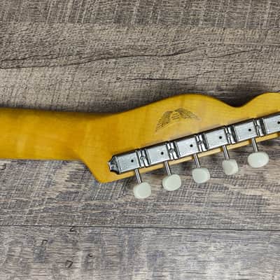 MyDream Partcaster Custom Built - Relic Black Thinline Gibson Scale Duesenberg image 9