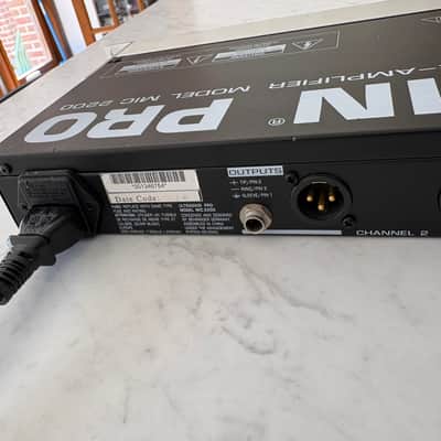 Behringer Ultragain Pro MIC2200 Vacuum Tube Mic Line Preamp 2009 - Present - Standard image 9