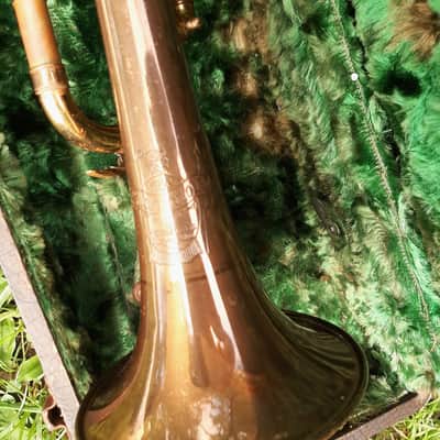 H. N. White Gladiator Trumpet, 1930's, Case, Very Clean image 2