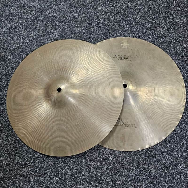 Hi-hat Cymbals 14" Zildjian Avedis Mastersound USED! RKMM050925 image 1