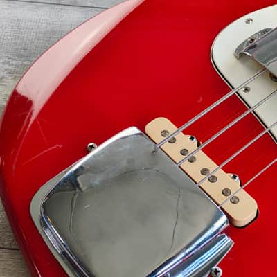 1970's Cimar (Ibanez) '75 Reissue Jazz Bass (Torino Red) image 4
